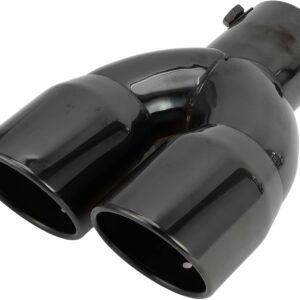 Punta escape doble inoxidable VekAuto 8.1" con tono titanio