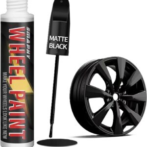 Pintura de retoque negra para llantas Smaphy