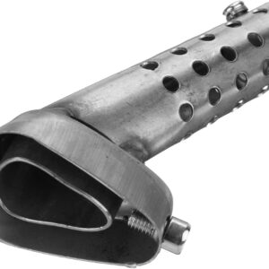 Silenciador tubular ajustable Alamor para motocicletas