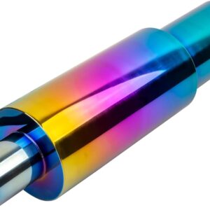 Silenciador escape 2.5" (63mm) acero inoxidable universal