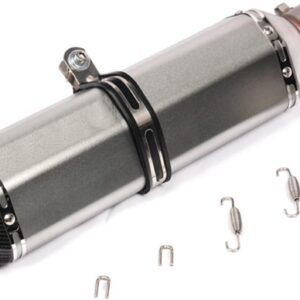 Escape Moto Universal 38-51mm, Silenciador de Aluminio