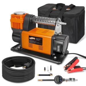 Compresor de aire 12V digital con kit inflador para vehículos