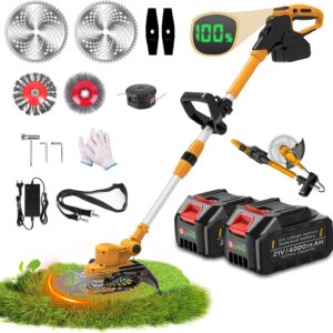 Cortacésped y desbrozadora 5 en 1 con batería Makita