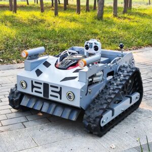 Cortacésped oruga gasolina 550 mm, motor 196 cc Loncin