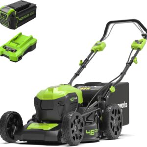 Cortacésped Greenworks 46 cm autopropulsado 40V + batería 5Ah