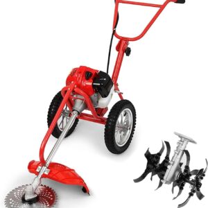 Cortacésped de gasolina ELzEy 42.7cc multifunción