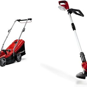Kit cortacésped Einhell inalámbrico 18V + recortabordes (200m²)