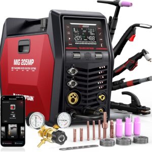 ARCCAPTAIN MIG205MP Soldadora 9 en 1 230V - Multifunción TIG/MIG/MMA