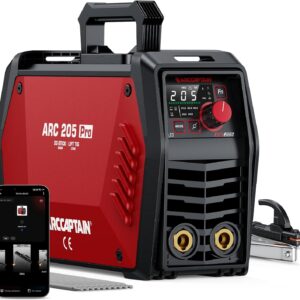 ARCCAPTAN iControl ARC205 Pro: Soldadora Inverter 205A con APP
