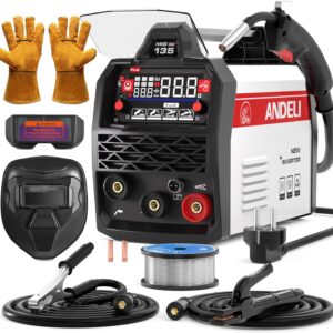 ANDELI MIG 135A Soldadora 4 en 1 con Kit Completo