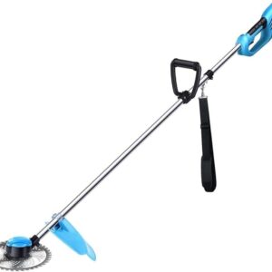 Cortacésped eléctrico portátil ElzEy 800W, 48V/6Ah-20Ah