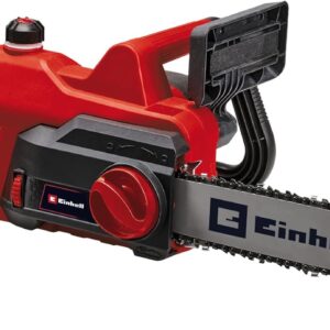 Einhell Motosierra eléctrica GC-EC 1935 (1900 W, longitud de corte 32,5 cm, velocidad de cadena 15,5 m/s, lubricación automática de la cadena, protección antirretorno con freno de cadena)