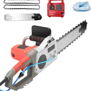 Motosierra eléctrica para hormigón con cadena de diamante