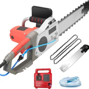 Motosierra eléctrica para cortar muros con cadena de diamante
