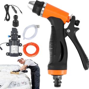 Lavadora presión portátil Doiyislem 12V para coche y hogar