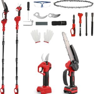 Mini motosierra inalámbrica 4 en 1 Roadtime 8"