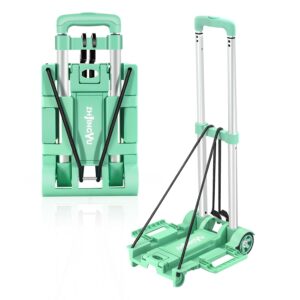 Carretilla plegable aluminio 35 kg | 2 ruedas + mástil telescópico