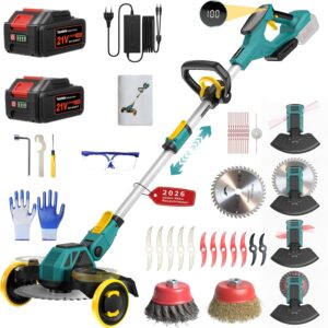 Cortabordes inalámbrico 21V con 2 baterías para Makita