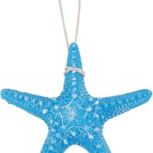 Estrella de mar colgante GORGECRAFT 16x16 cm azul mediterráneo