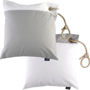 Marine Business Cojín Impermeable 40x40 cm Gris (2 uds.)