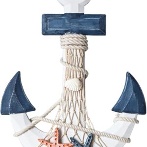 Ancla de madera decorativa estilo mediterráneo - Fahibin