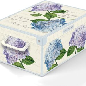 Caja organizadora HORTENSIAS para armario, 25x35x17,5 cm