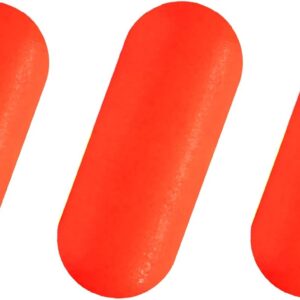 Alwonder 100 flotadores de pesca rojos tamaño mediano
