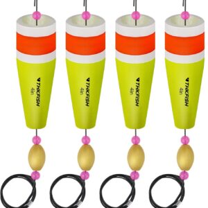 Flotadores THKFISH de pesca con sonido y colores fluorescentes (4 uds)