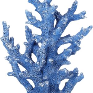 Coral artificial azul para acuario y hogar - Resina duradera