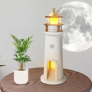 Lámpara faro LED con proyección lunar y sensor de movimiento