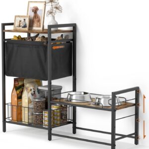 Comedero Elevado para Perros Bikoney con Almacenamiento