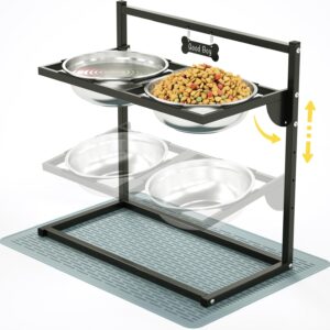 Comedero elevado ajustable para perros de todas las razas