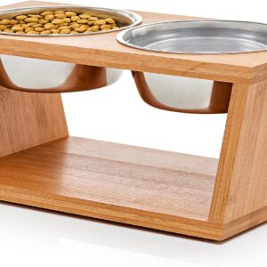 Soporte elevado para tazones para perros - 7 pulgadas