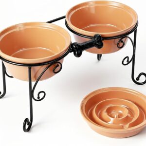 BestVida Soporte elevado para perros medianos/grandes - Comedero doble