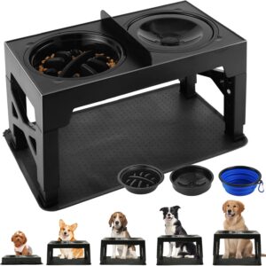 Comedero Elevado Ajustable para Perros Medianos/Grandes - Lureon