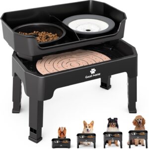 Comedero elevado para perro GUUSII HOME, altura ajustable