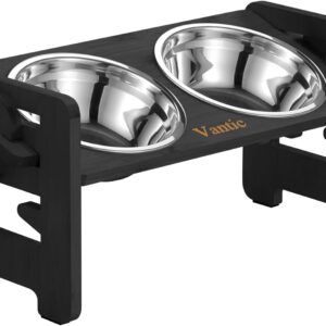 Comedero Elevado Vantic para Perros y Gatos (6 alturas)