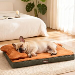 Cama ortopédica para perros con funda lavable CJYMMFAN