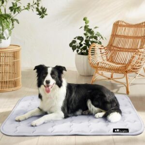 Alfombra refrescante Luciphia para mascotas Gris 102x153cm