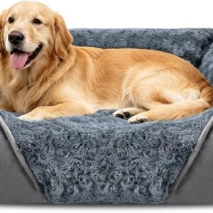 Cama JOEJOY para Perros Grandes 89x63cm, Lavable y Antideslizante