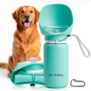 Botella agua plegable perro 550ml Hasnel