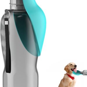 Botella agua perro 800 ml 2 en 1 con cuenco