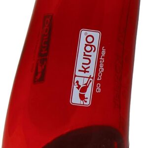 Botella Kurgo Gourd 2 en 1 con cuenco para perros, 0.7L, rojo