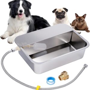 Dispensador automático de agua para perros 11L acero inoxidable