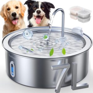 Fuente bebible FEELNEEDY 7L acero inoxidable con filtro