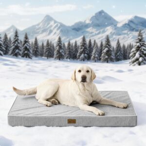 COZY KISS Cama Refrescante Perros XL con Gel y Q-Max +0.4