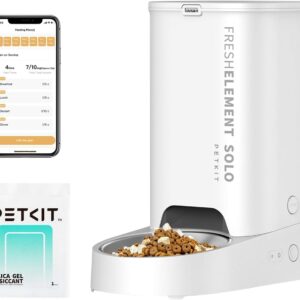 Comedero automático PETKIT para gatos, 3L, WiFi 2.4G, control por app