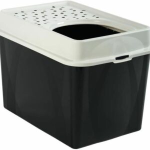 Arenero Rotho My Pet Berty 57x40x33 cm Blanco/Negro