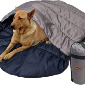 Cama de viaje para perros KZ Dotnz: saco aislante lavable