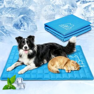 Alfombrilla Refrescante JONRRYIN para Mascotas 70x120cm Azul